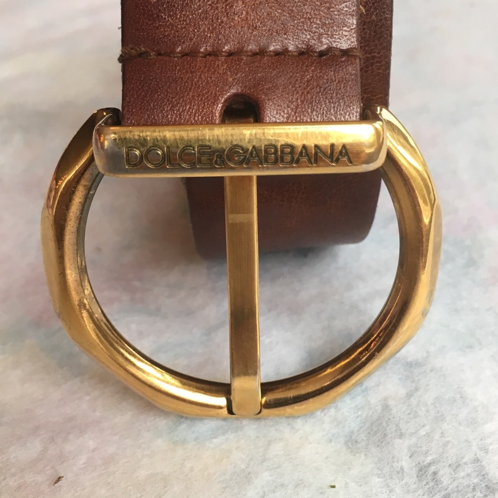 Dolce & Gabbana brown Leather Belt - Picture 2 of 7